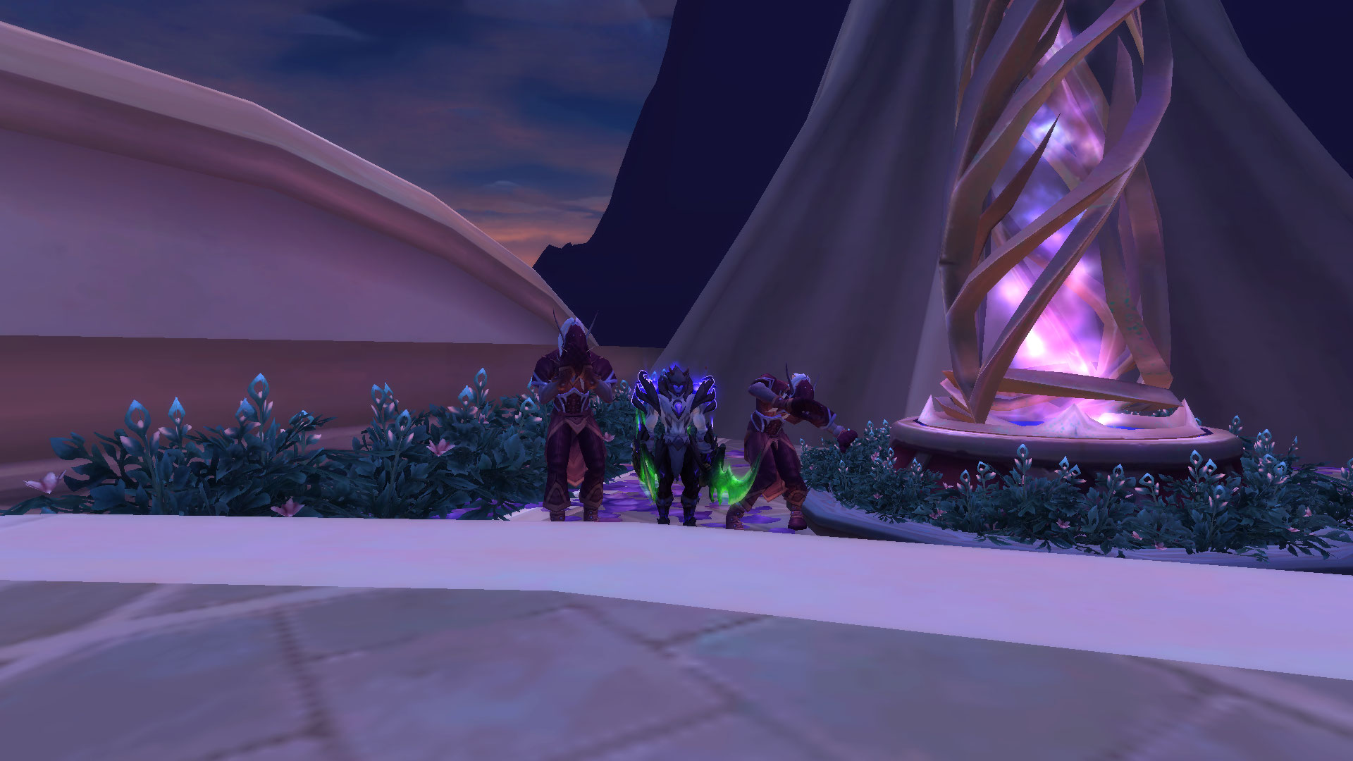 WoW the night elf and the frightened elves